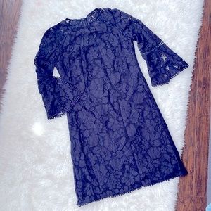 Vince camuto Navy blue lace dress